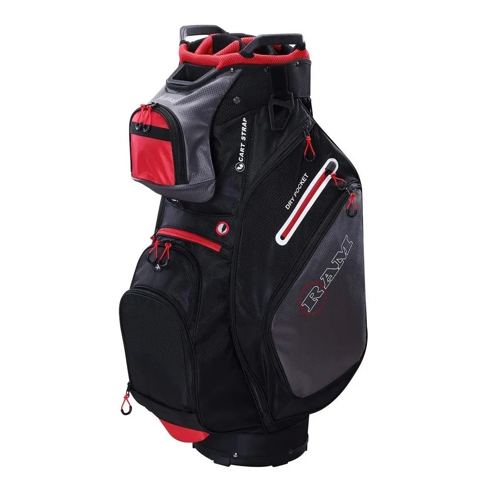 RAM Golf FX Deluxe Golf Cart Bag with 14 Way Divider Top