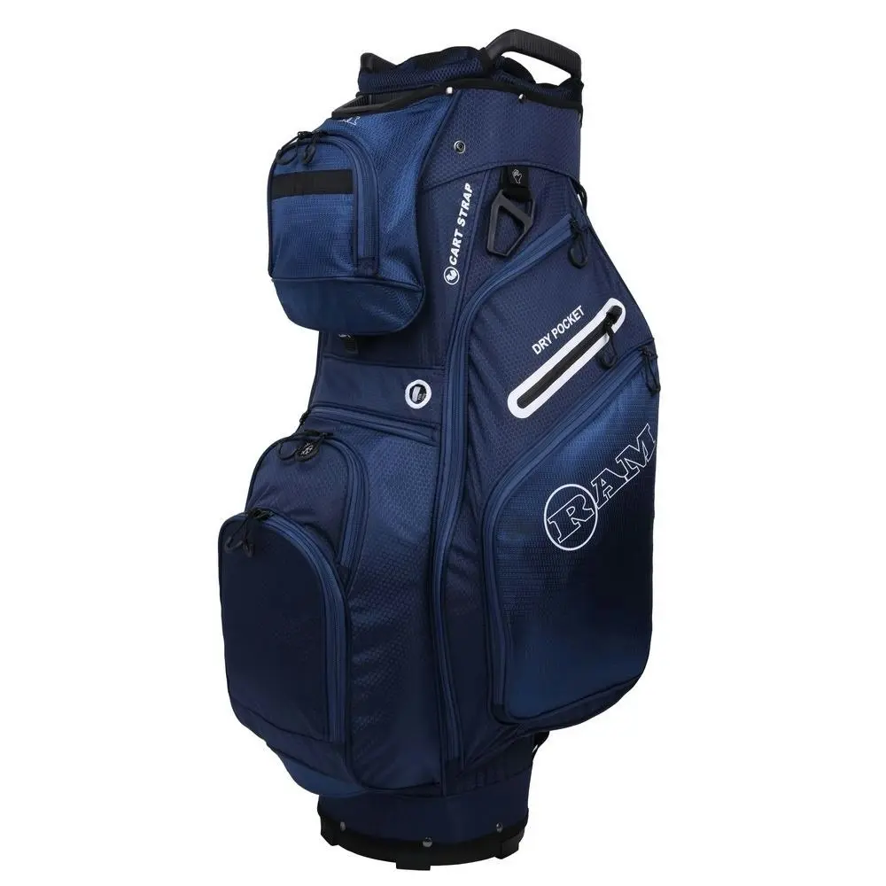 RAM Golf FX Deluxe Golf Cart Bag with 14 Way Divider Top