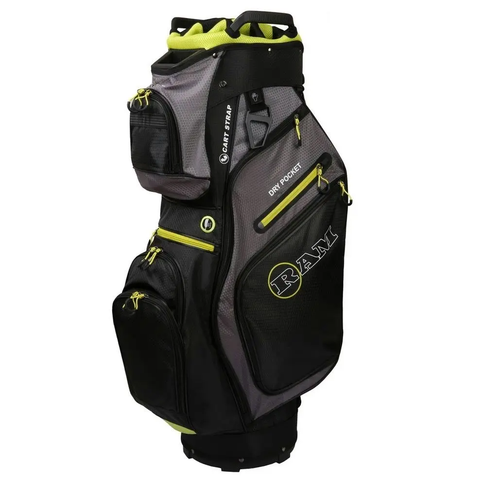 RAM Golf FX Deluxe Golf Cart Bag with 14 Way Divider Top