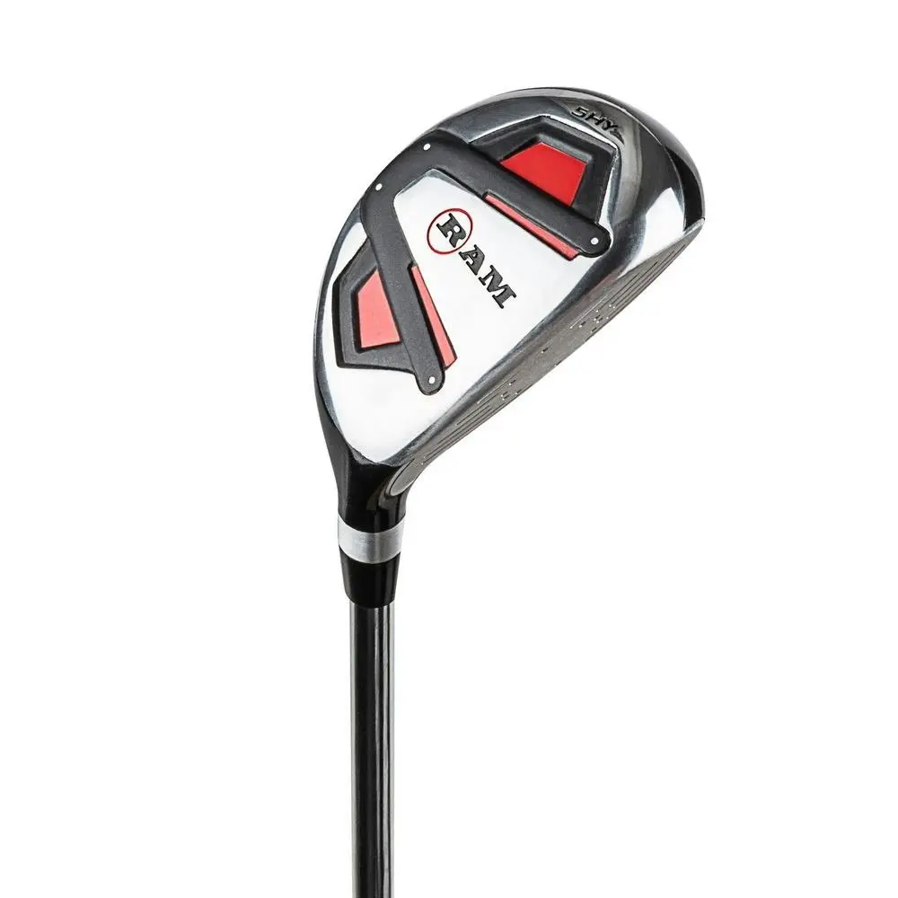 RAM Golf Accubar Plus Golf Clubs Set - Graphite Woods and Steel Shaft Irons - Mens Left Hand