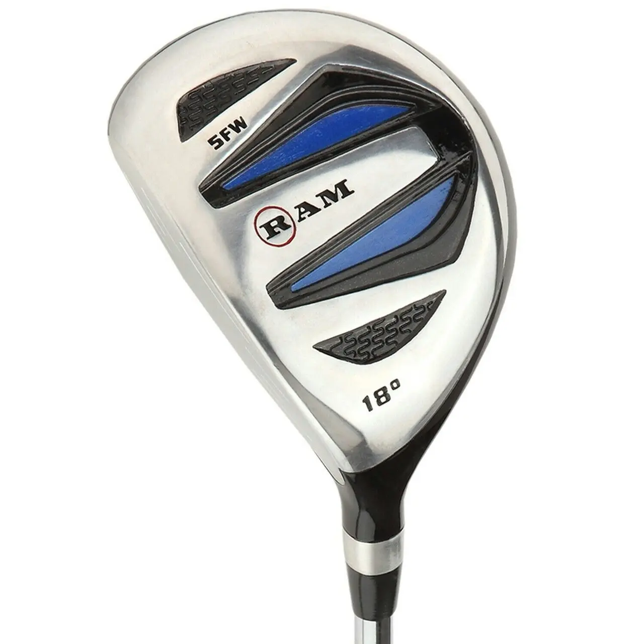 RAM Golf EZ3 Mens Steel Wood Set Lefty - Driver, 3 & 5 Wood -Headcovers Included, Mens Left Hand