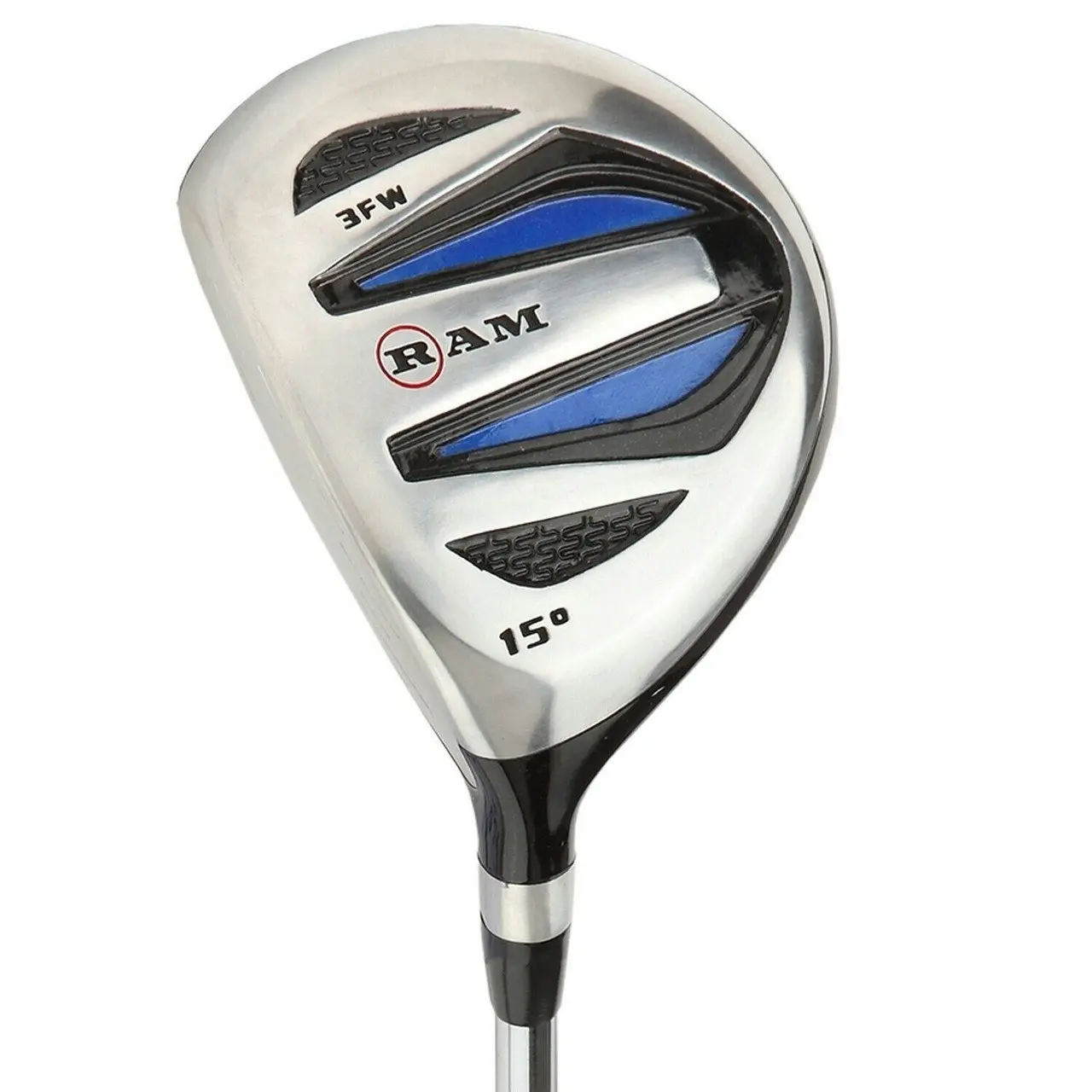 RAM Golf EZ3 Mens Steel Wood Set Lefty - Driver, 3 & 5 Wood -Headcovers Included, Mens Left Hand