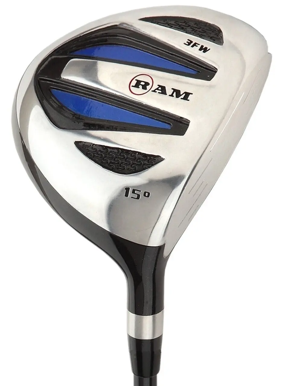 RAM Golf EZ3 Golf Clubs Set with Bag - Graphite/Steel Shafts, Mens Right Hand