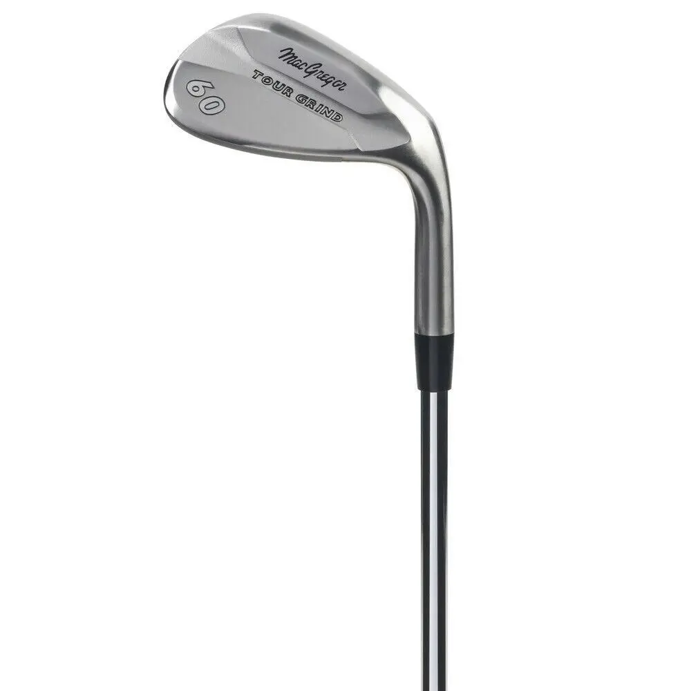 MacGregor Golf Tour Grind Milled Face Golf Wedge Set, Chrome, Mens Left Hand