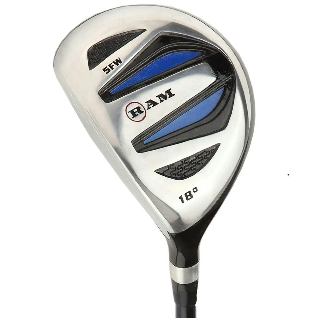 RAM Golf EZ3 Wood Set - Graphite Driver, 3 & 5 Wood Lefty - w/ Headcovers, Mens Left Hand