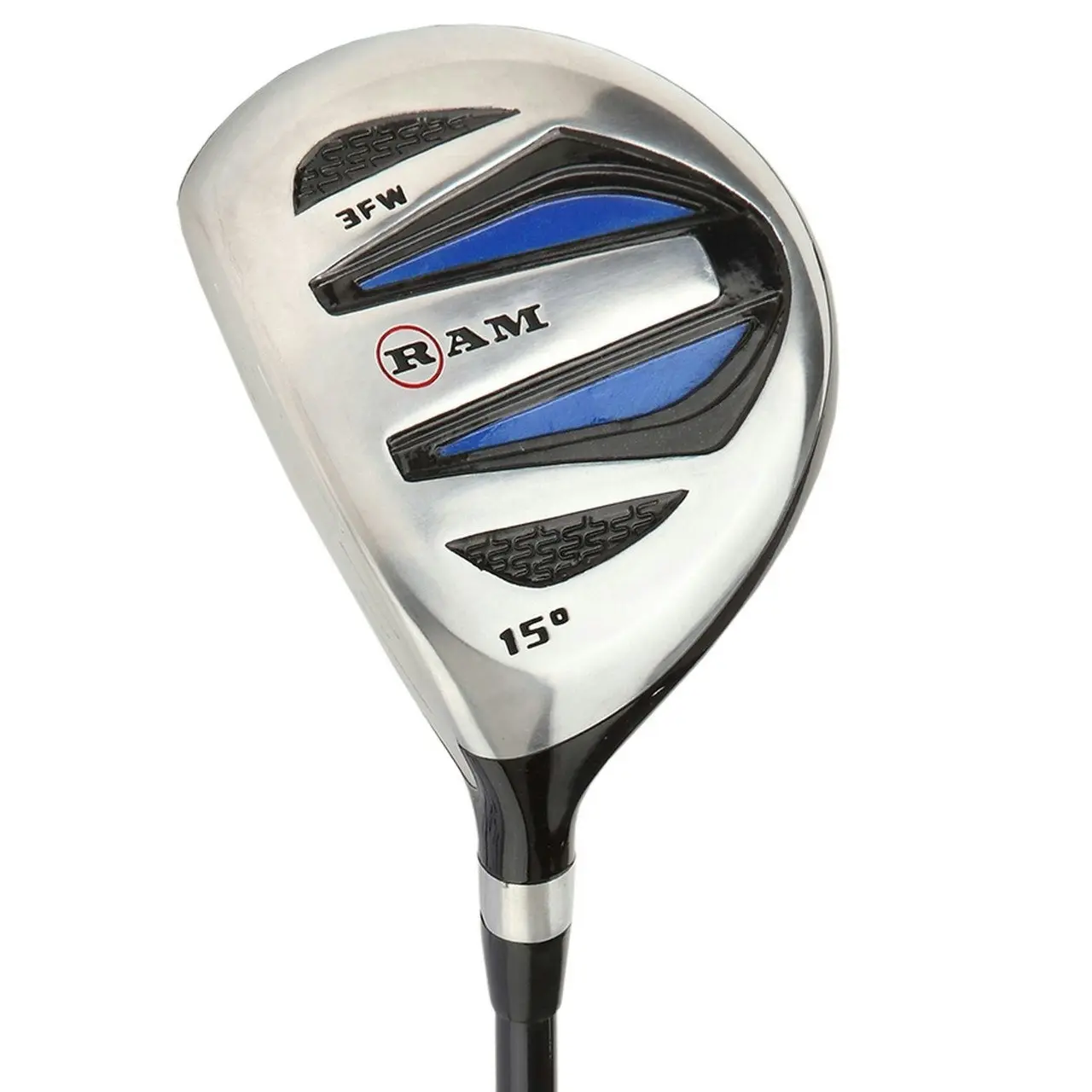 RAM Golf EZ3 Wood Set - Graphite Driver, 3 & 5 Wood Lefty - w/ Headcovers, Mens Left Hand