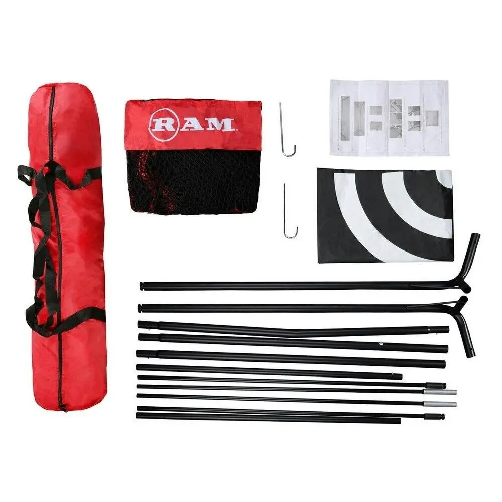 RAM Golf Deluxe Extra Large Portable Golf Hitting Practice Net