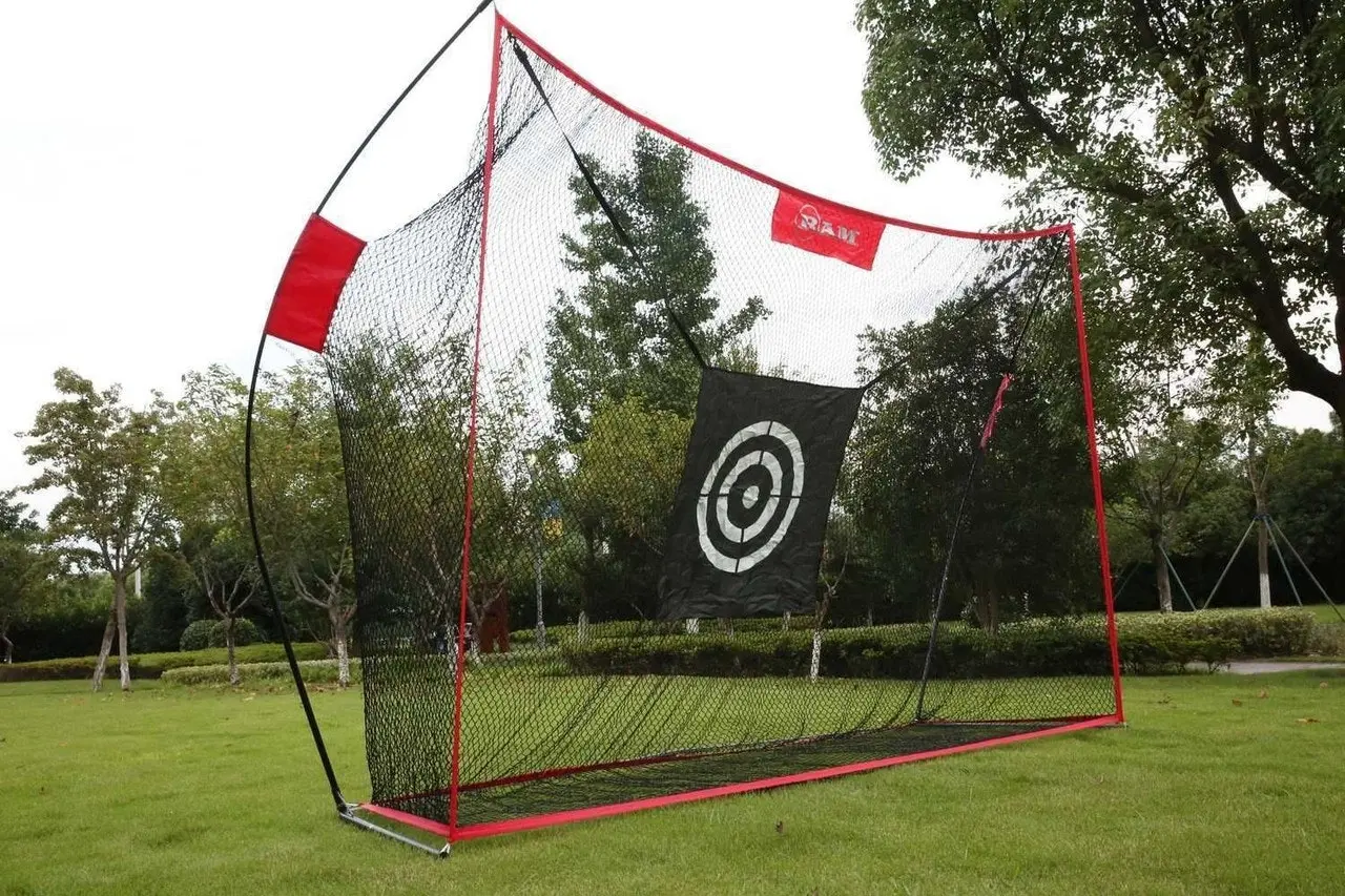 RAM Golf Deluxe Extra Large Portable Golf Hitting Practice Net