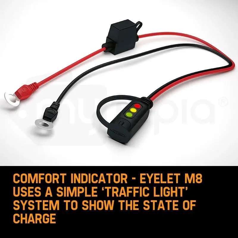 CTEK Battery Charger Comfort LED Indicator Eyelet Quick Connect M8 12V 56-382