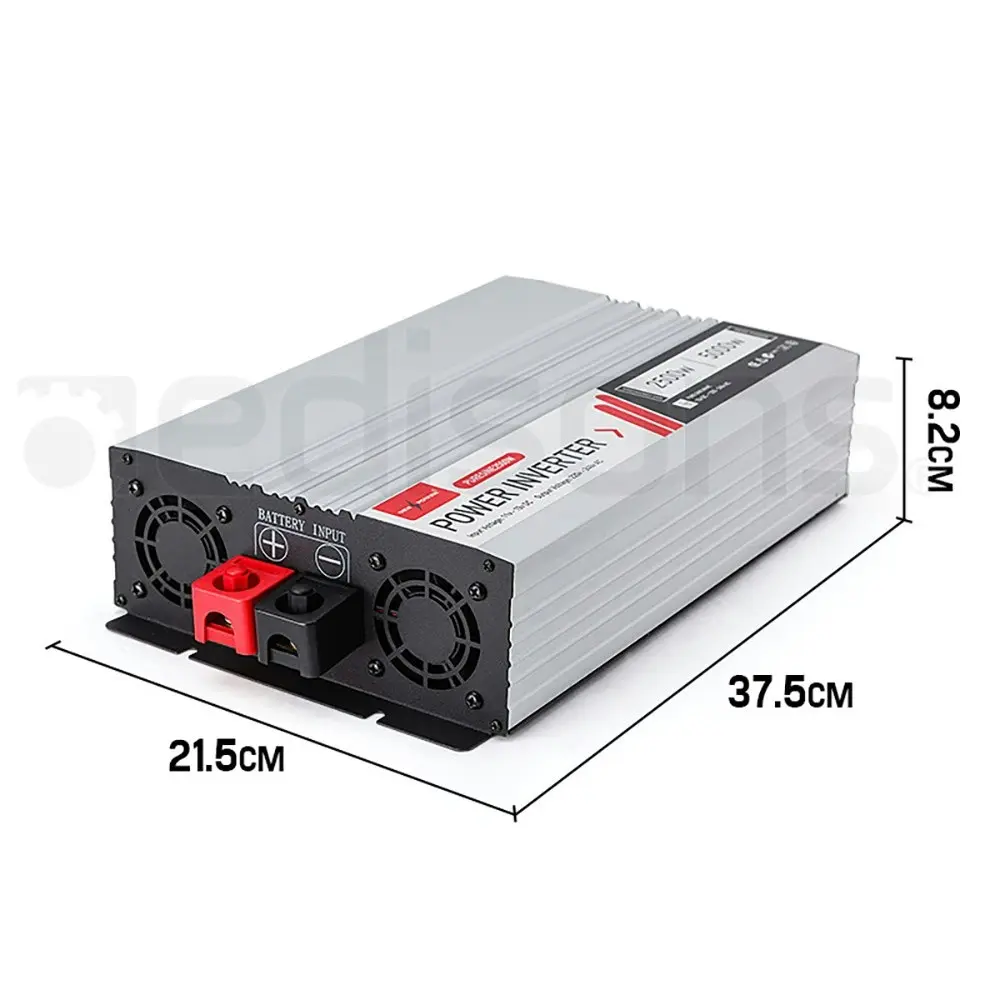 Genpower 2500W/5000W Pure Sine Wave Power Inverter 12V/240V Caravan Boat CarPlug