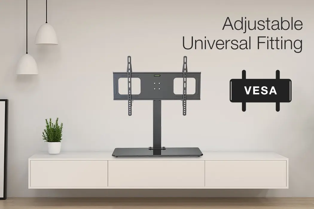 Fortia TV Stand Mount 37-55 Inch Television Small Modern Universal Up to 55 Inch