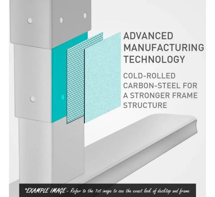Fortia Standing Desk Frame Only, 60-126cm Height, 2 Motors, 120KG Load, Silver