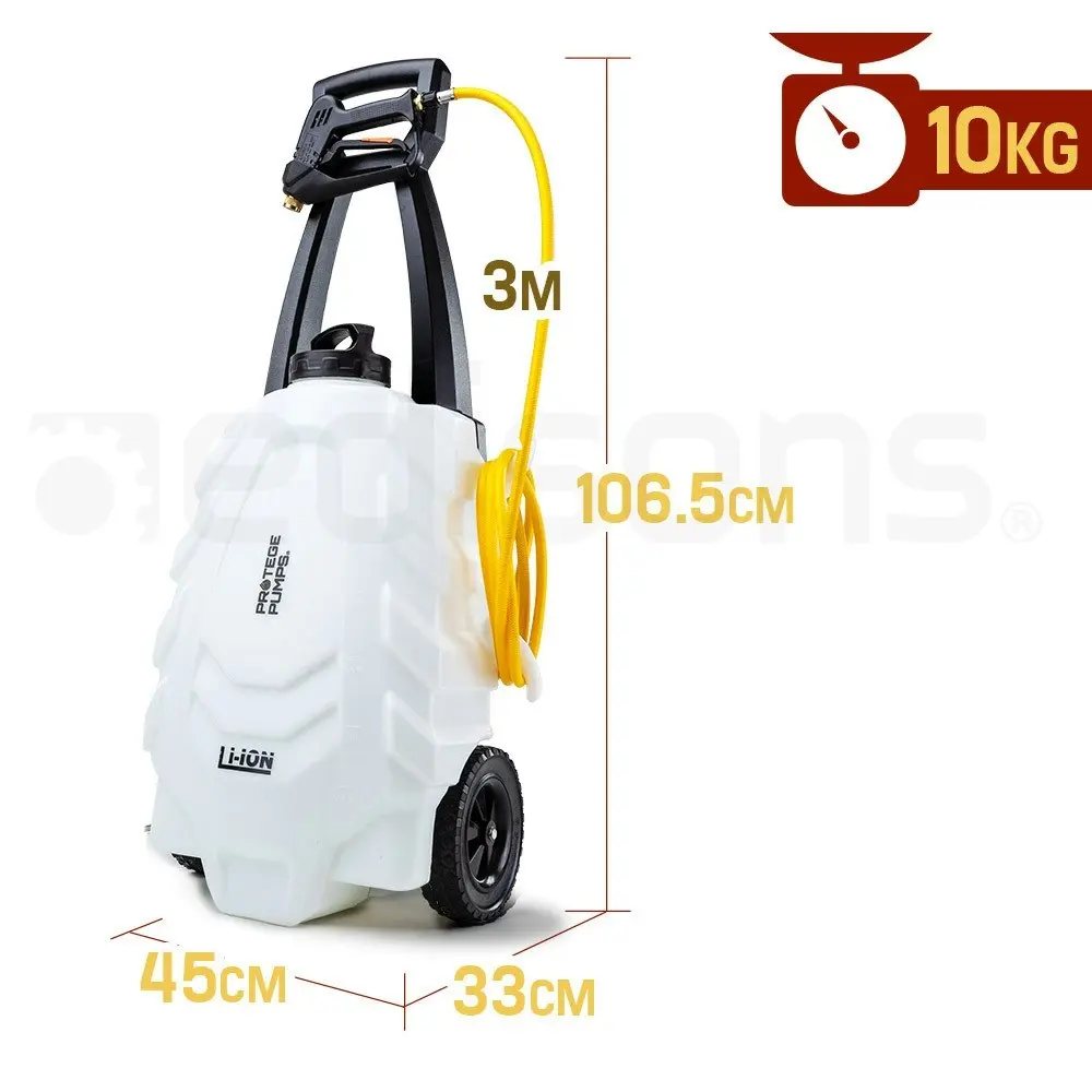 Protege 30L Garden Weed Sprayer Multifunction Cordless Trolley Fertilizing Watering Farm