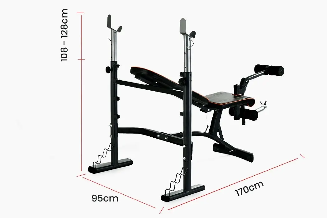 Proflex Adjustable Incline Weight Bench for Home Gym Fitness Training