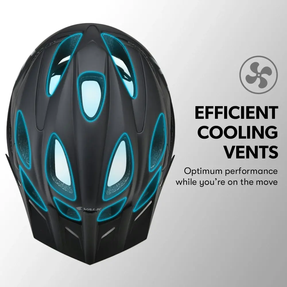 Valk Mountain Bike Helmet Large 58-61cm MTB Bicycle Cycling Safety Accessories