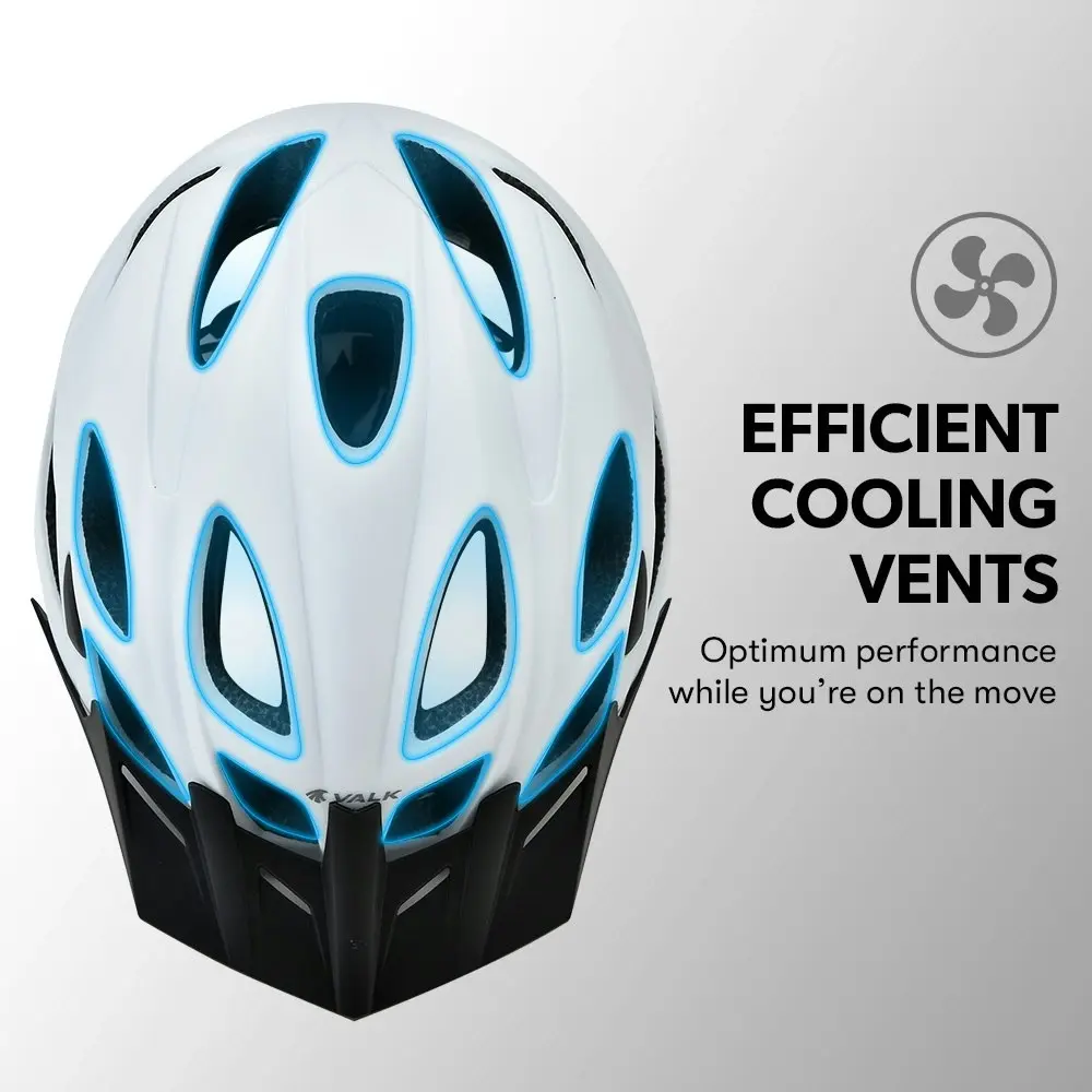 Valk Mountain Bike Helmet Small 54-56cm MTB Bicycle Cycling Safety Accessories