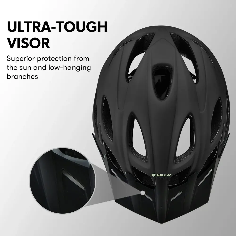 Valk Mountain Bike Helmet Small 54-56cm MTB Cycling Bicycle Safety Accessories