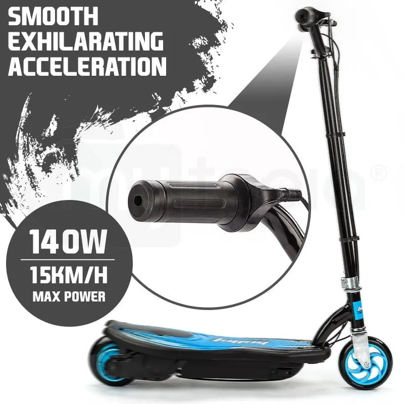 Bullet ZPS Kids Scooter 140W Electric Children Toy Battery Commuter Boys Girls Ride, Blue