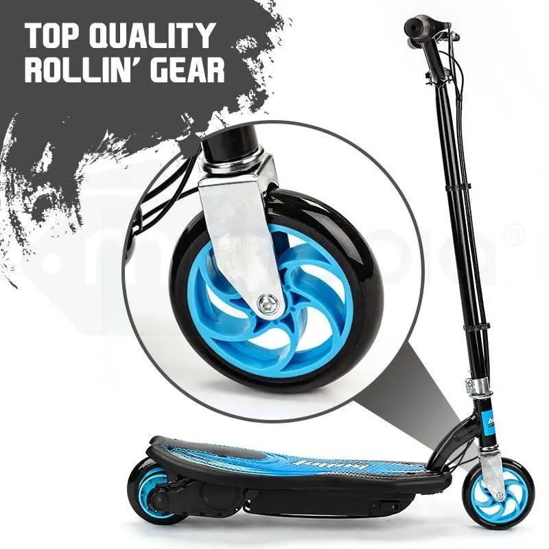 Bullet ZPS Kids Scooter 140W Electric Children Toy Battery Commuter Boys Girls Ride, Blue