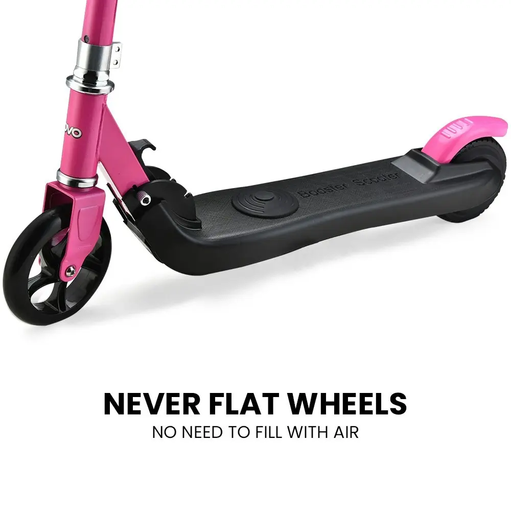 Rovo Kids Electric Scooter, Ages 5-11, Adjustable Height, Folding, Lithium Battery, Pink