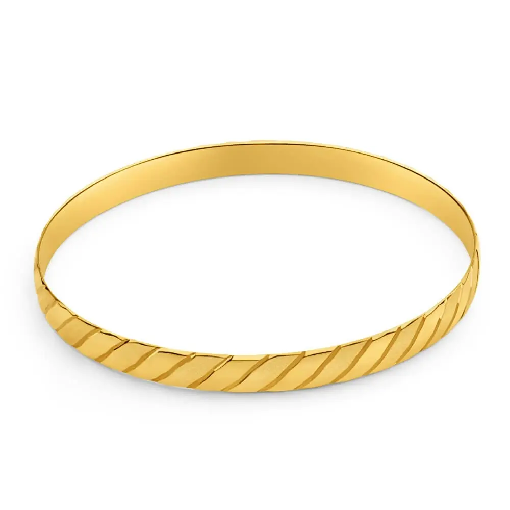 9ct Yellow Gold Divine Bangle