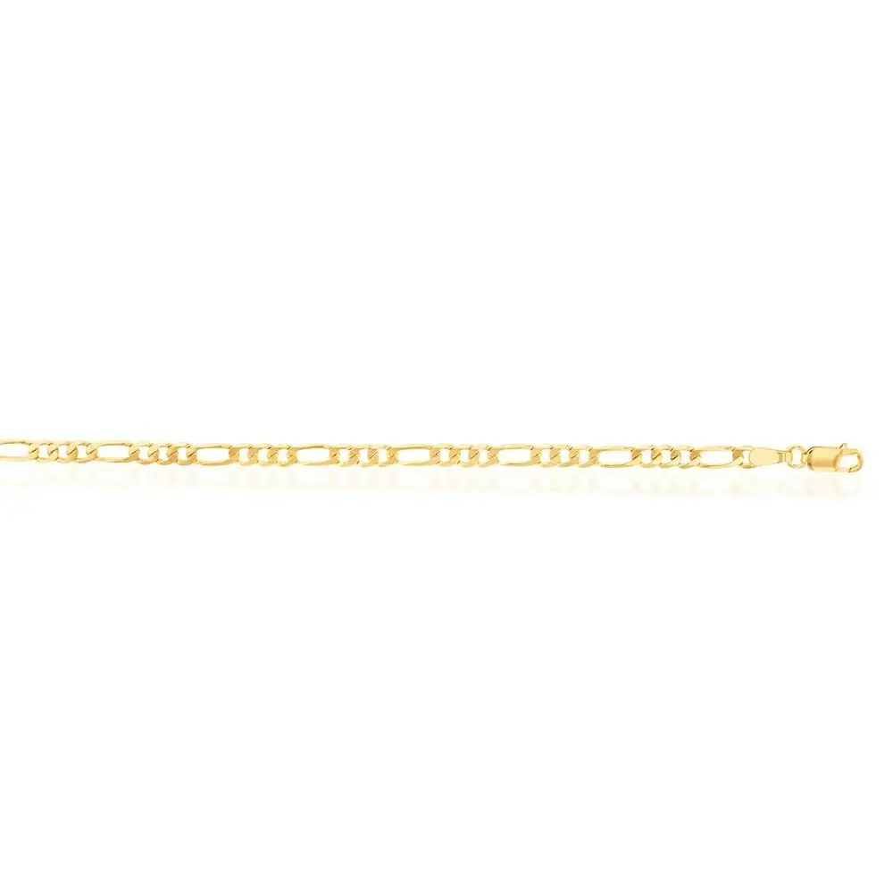 9ct Yellow Gold 80 Gauge 19cm Bracelet