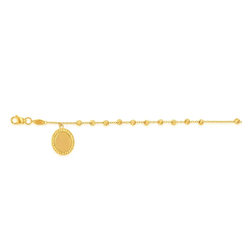 9ct Yellow Gold Islamic Rosary 19.1cm Bracelet