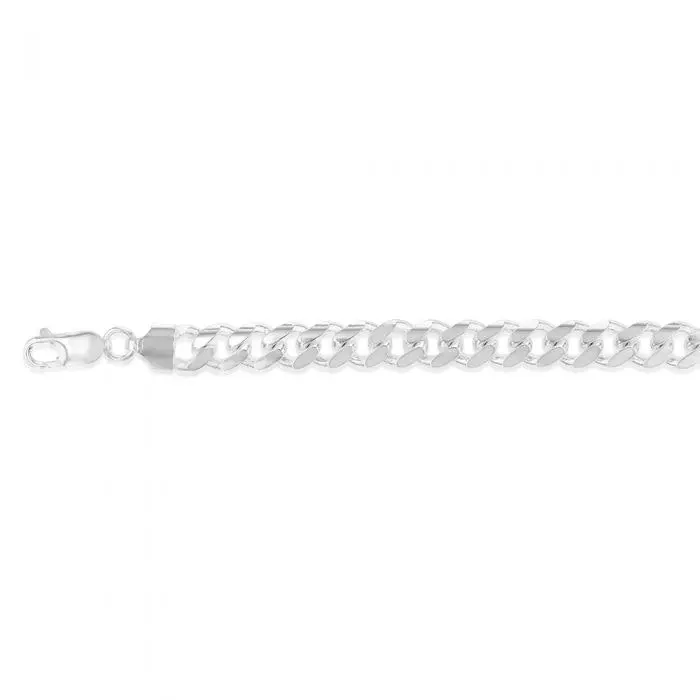 21cm Sterling Silver Curb Bracelet