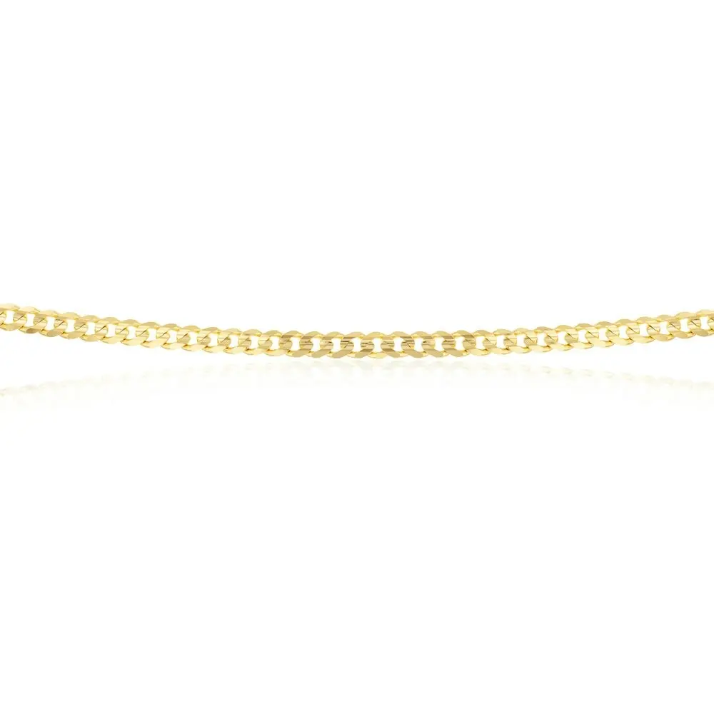 9ct Yellow Gold 55cm 170 Gauge Curb Chain