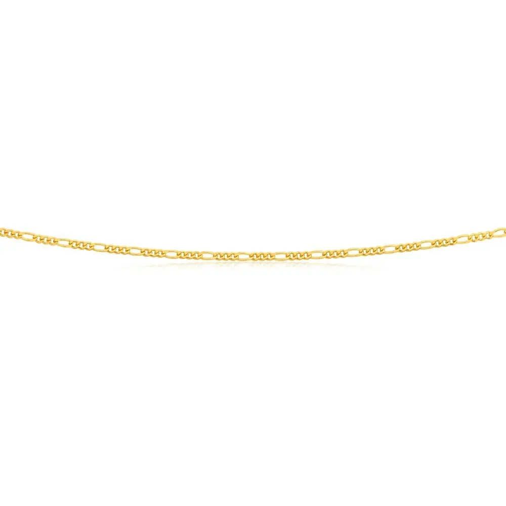 9ct Yellow Gold Opulent Figaro Chain