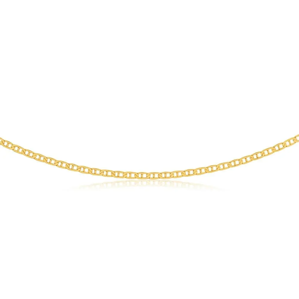 9ct Yellow Solid Gold Anchor Chain