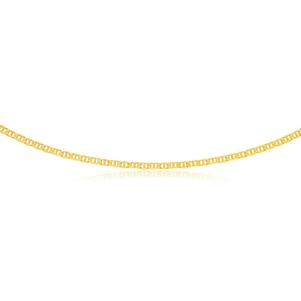 9ct Elegant Yellow Gold Anchor Chain