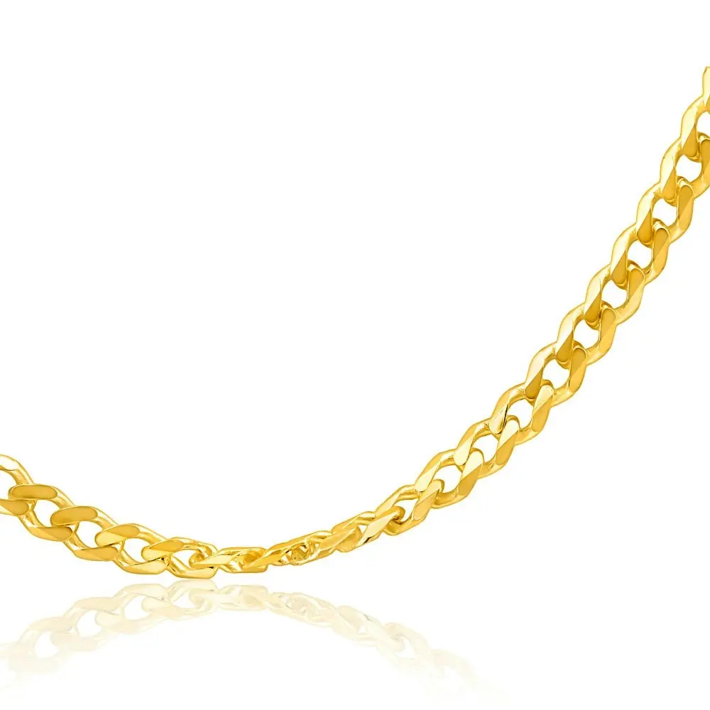 9ct Yellow Gold 50cm  Curb Chain 80 Gauge