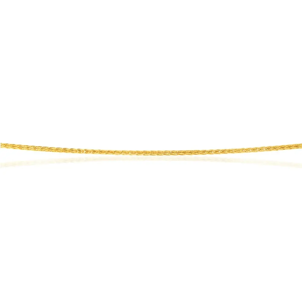 9ct Yellow Gold Wheat link Extender 47cm Chain 20gauge