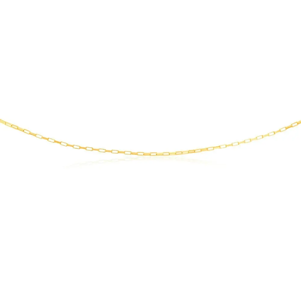 9ct Yellow Gold Fancy 26 Gauge 45cm Chain