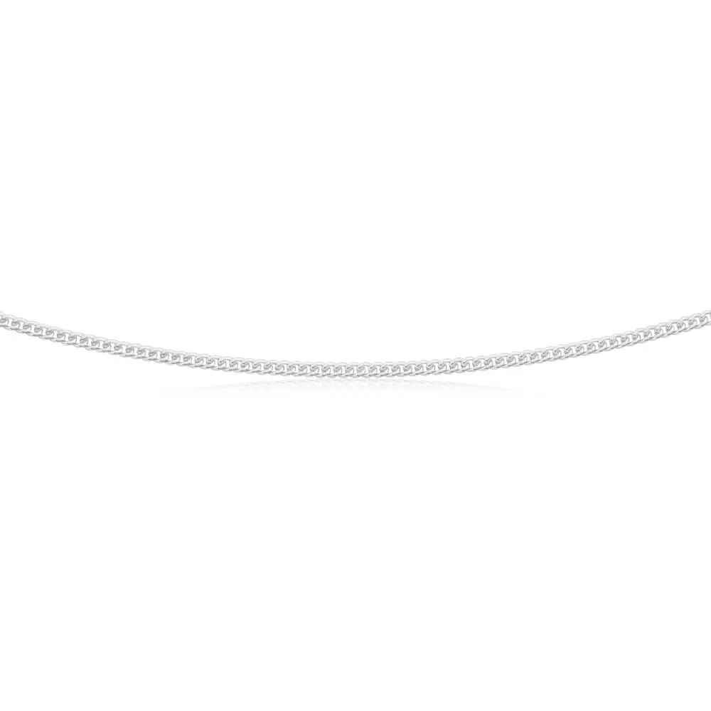 Sterling Silver 60 Gauge Curb Dicut 70cm Chain