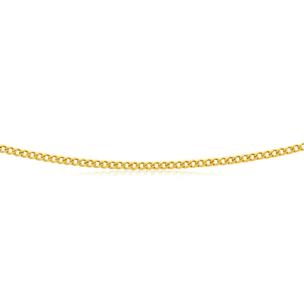 9ct Yellow Gold 50cm 70 Gauge Curb Chain