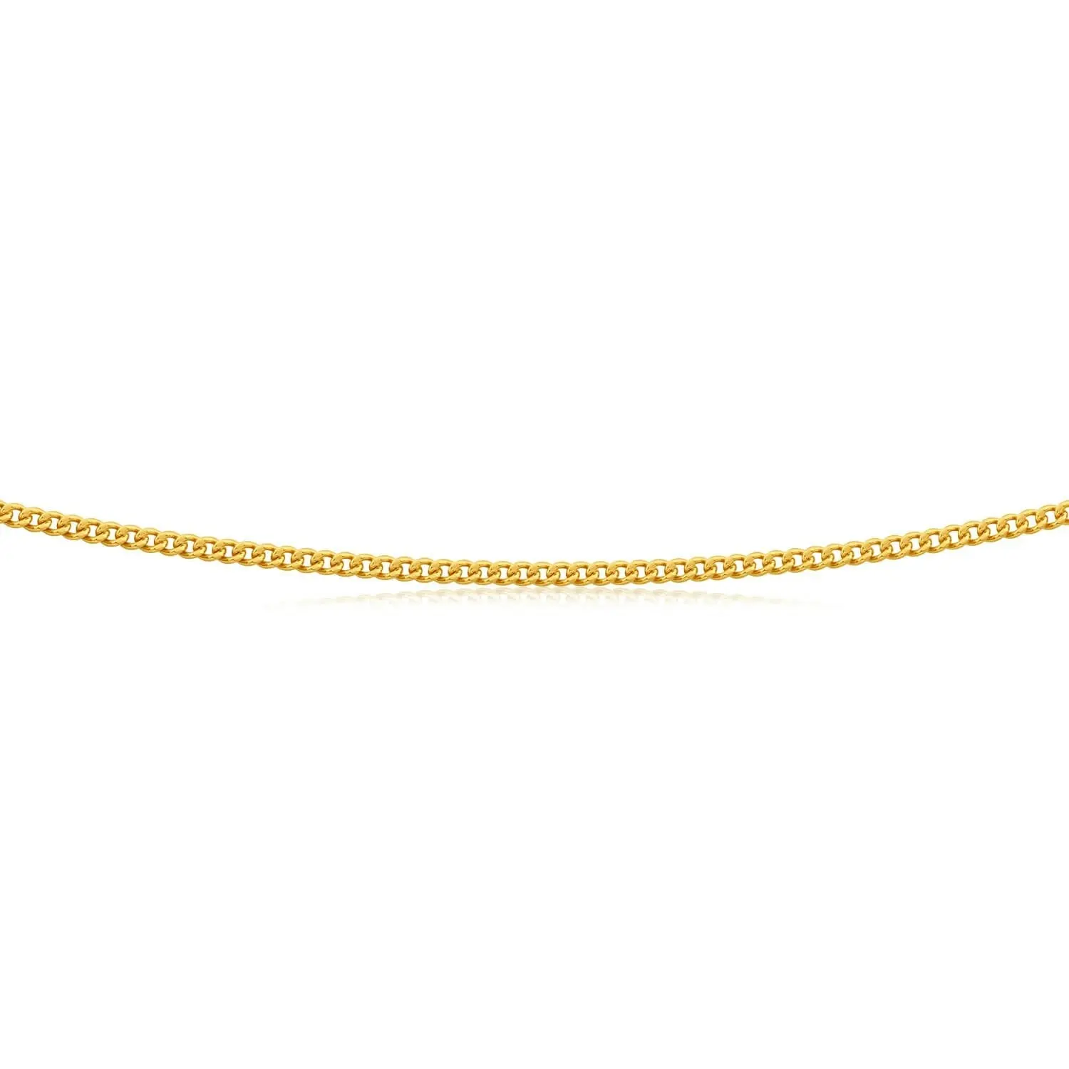 9ct Yellow Gold SOLID 50 Gauge Curb 55cm Chain