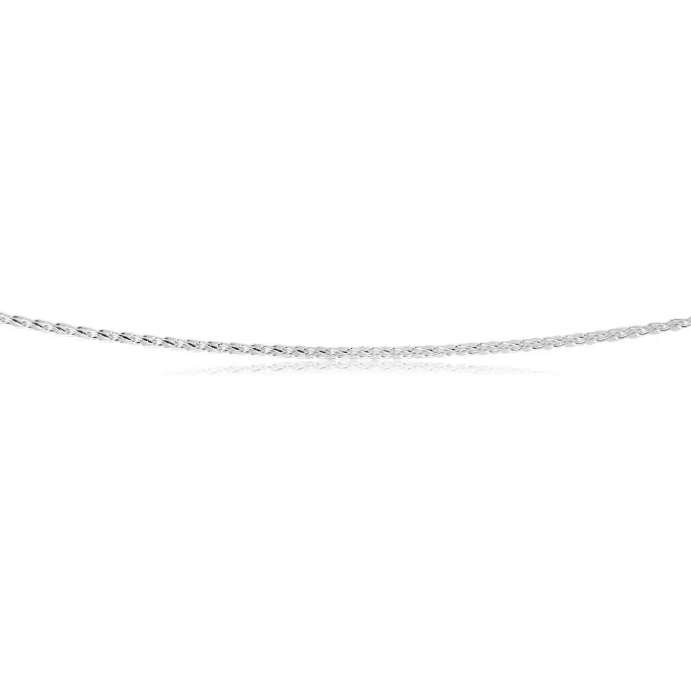 Sterling Silver 45cm Wheat Chain