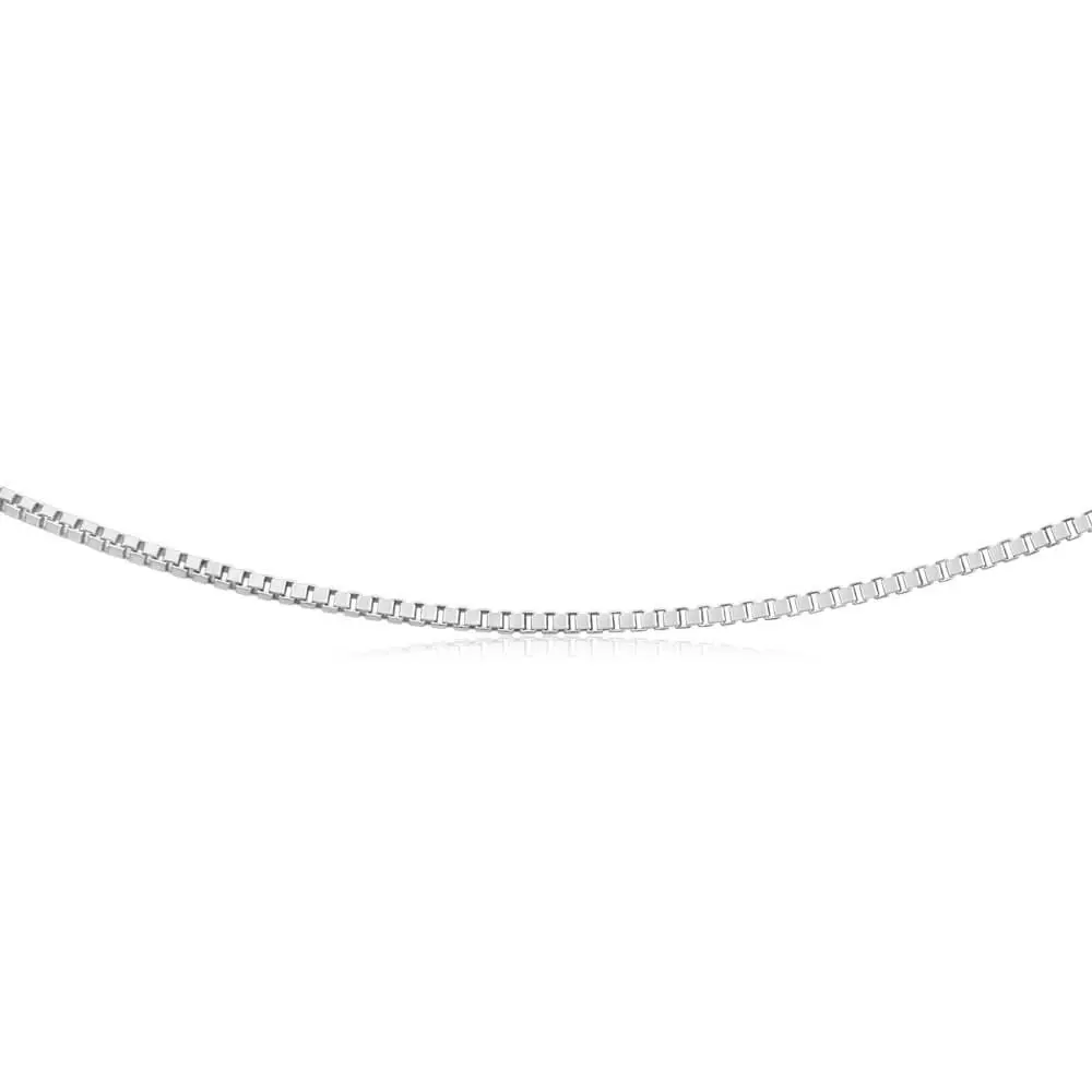 Sterling Silver 90 Gauge 44cm Box Chain