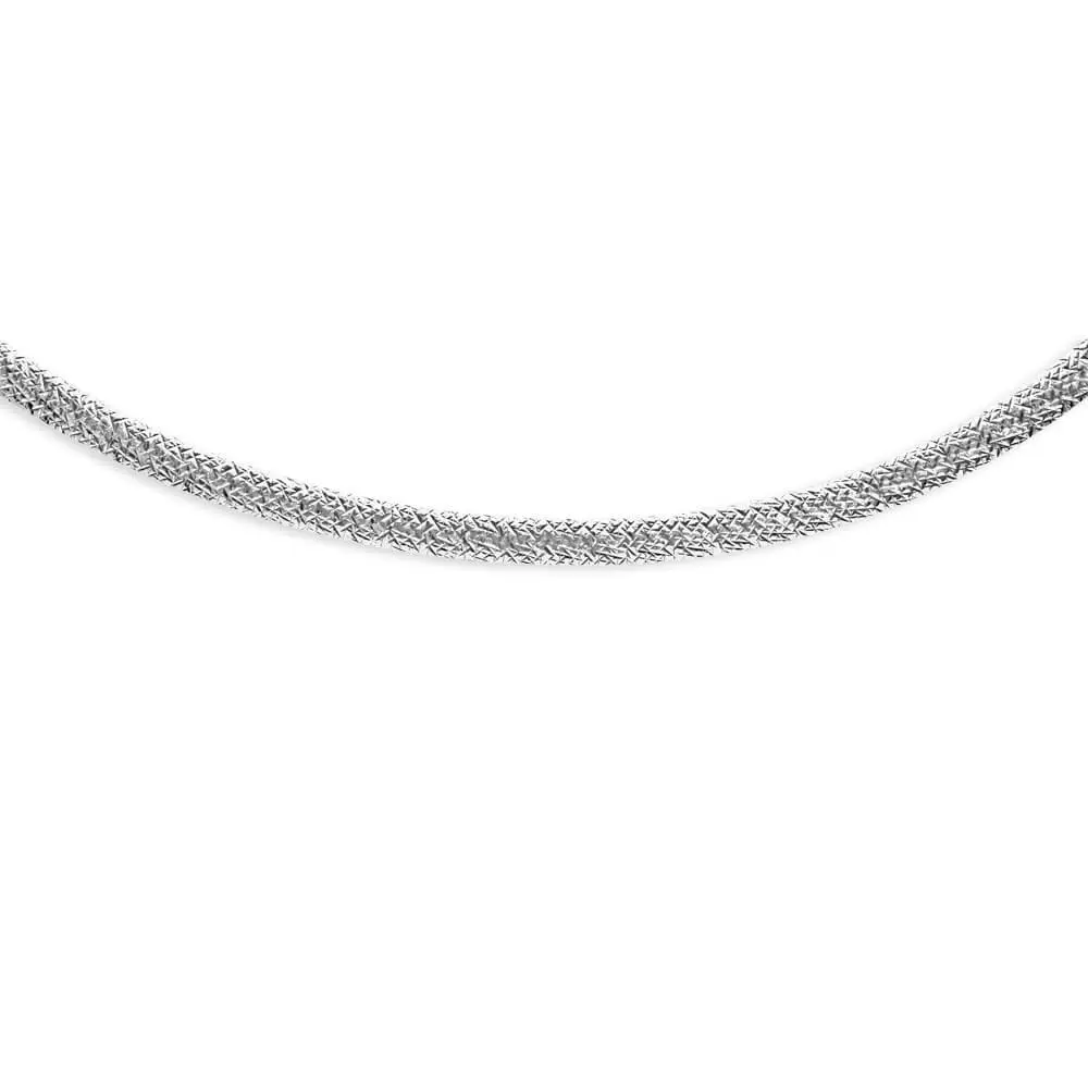 Sterling Silver Reversible Omega 5mm Chain