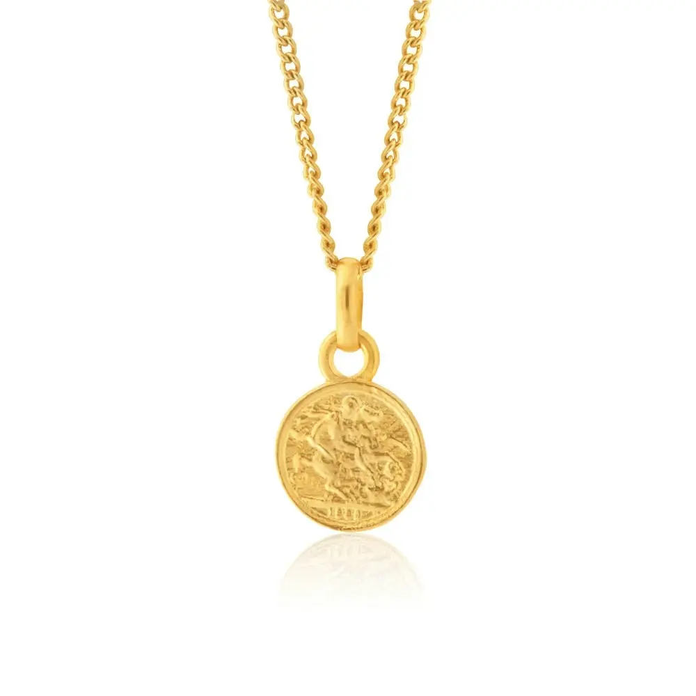 9ct Yellow Gold Sovereign Coin Pendant