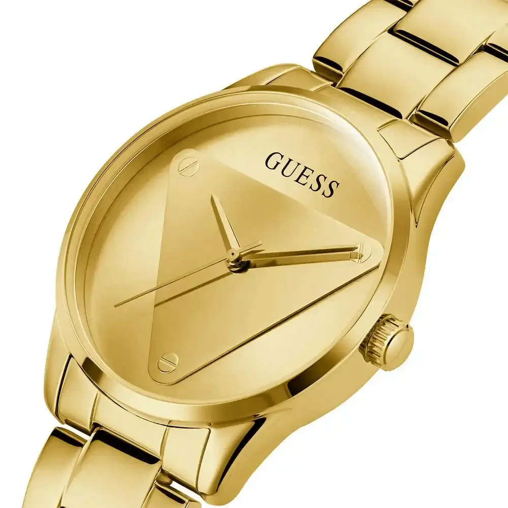 Guess GW0485L1 Emblem Gold Tone Womens Watch