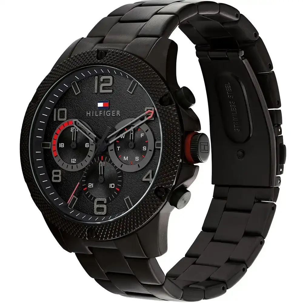 Tommy Hilfiger 1792030 Blaze Black Multifunction Mens Watch