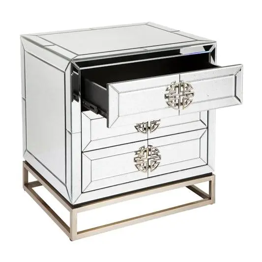 Rochester Mirrored Bedside Table