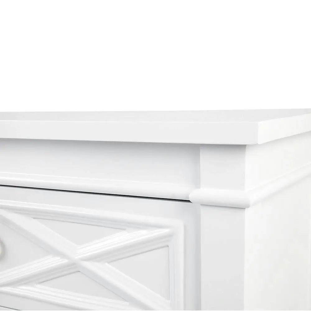 Plantation 6 Drawer Chest - White