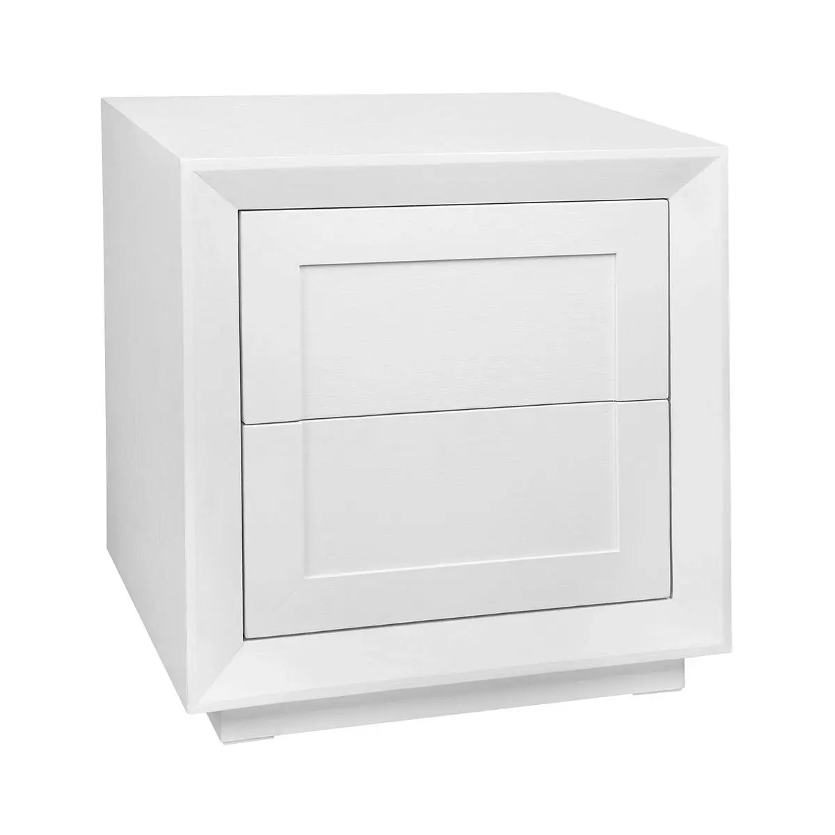 Balmain Tall Bedside Table - White