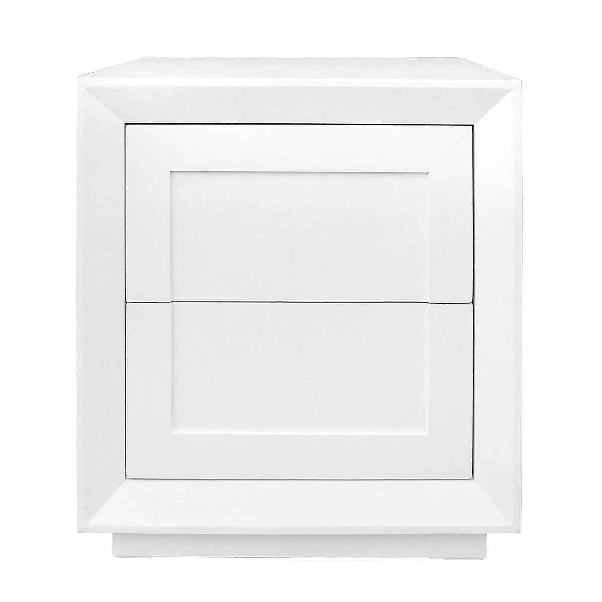 Balmain Tall Bedside Table - White