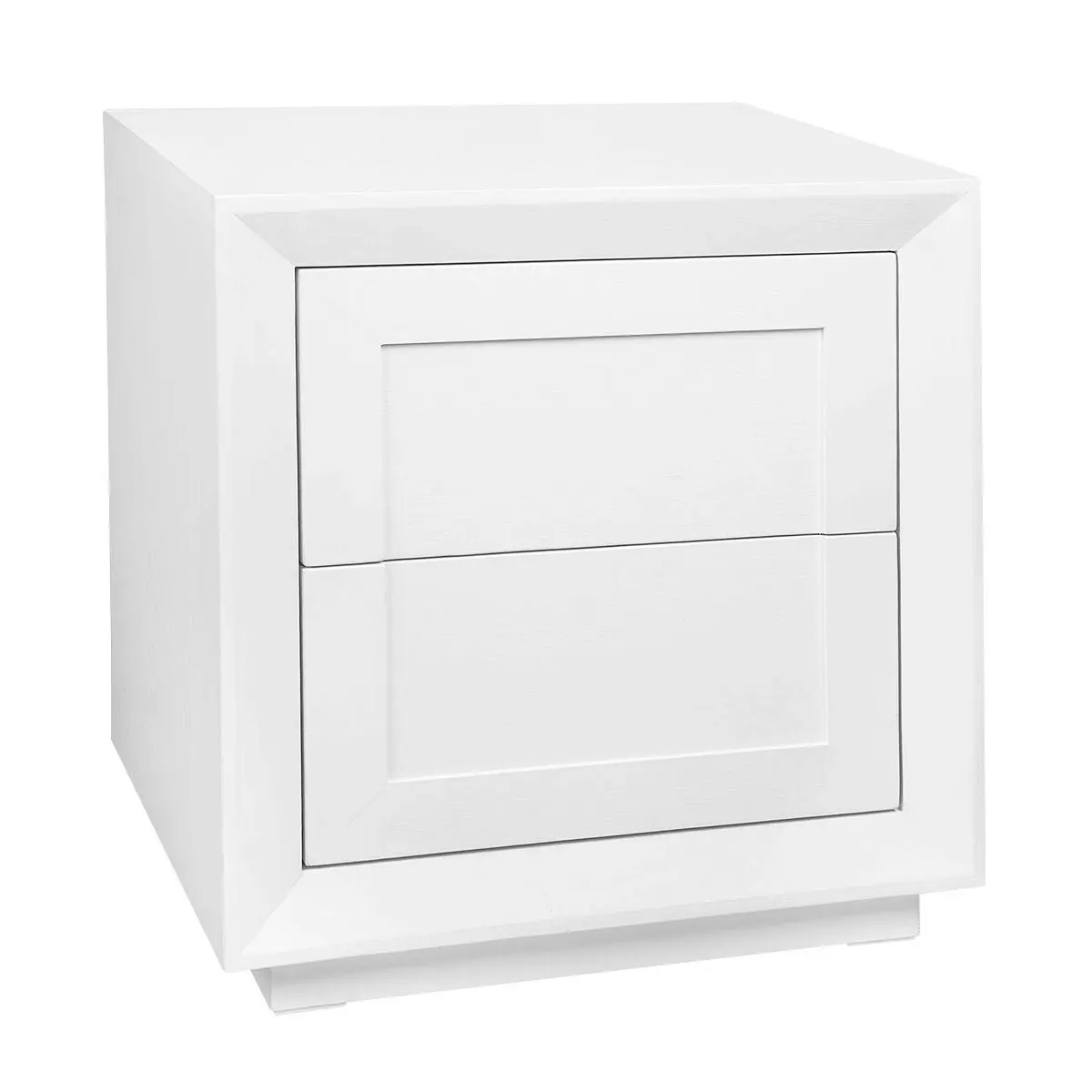 Balmain Tall Bedside Table - White