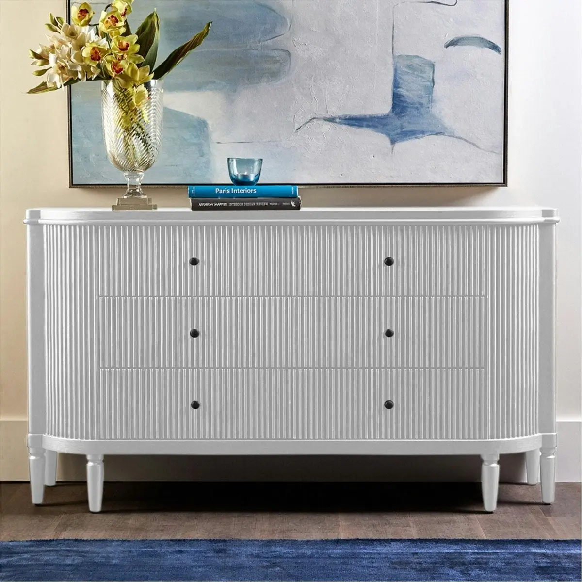 Arielle 6 Drawer Chest - White